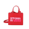 B!TCH#$ Is Weird Trendy Mini Handbag