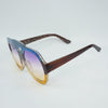 Hunter Hollow Out Plastic Frame Oversized Sunglasses - Shadeitude
