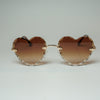 Love on Edge Rimless Heart Sunglasses - Shadeitude
